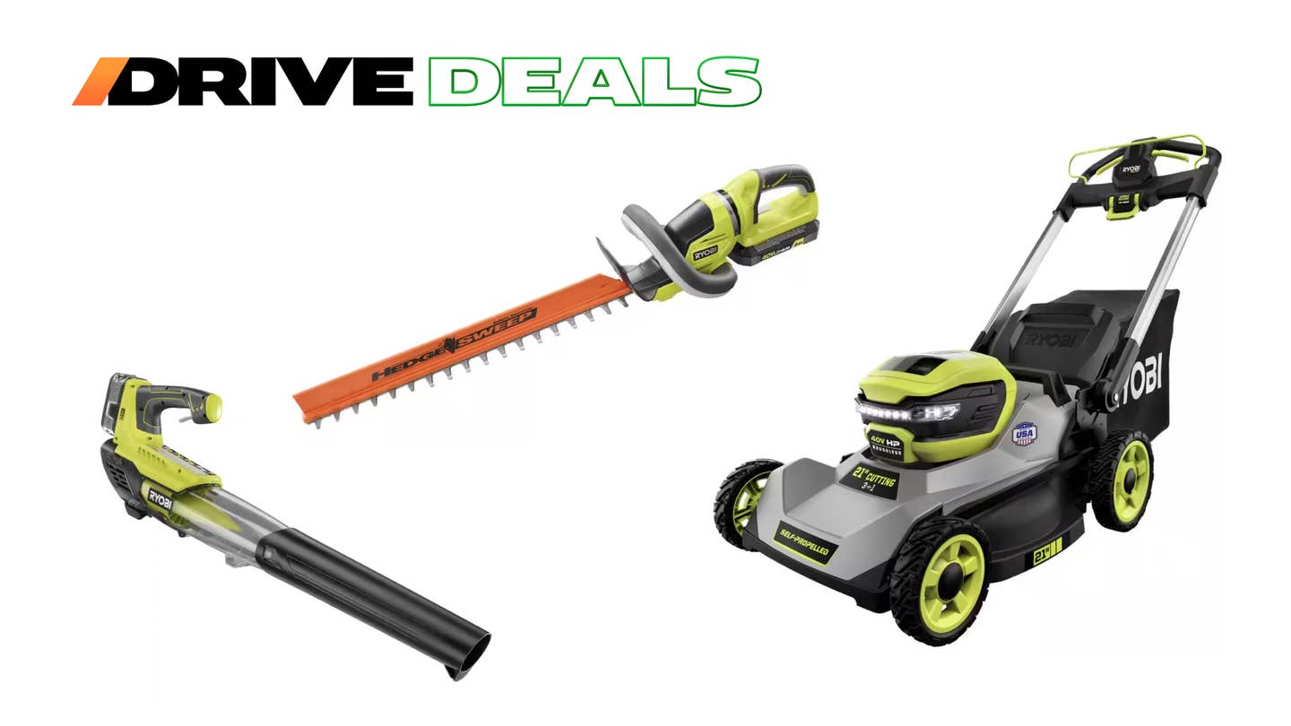 Get Your Lawn Ready for Spring With These Sweet Ryobi Deals from Home Depot