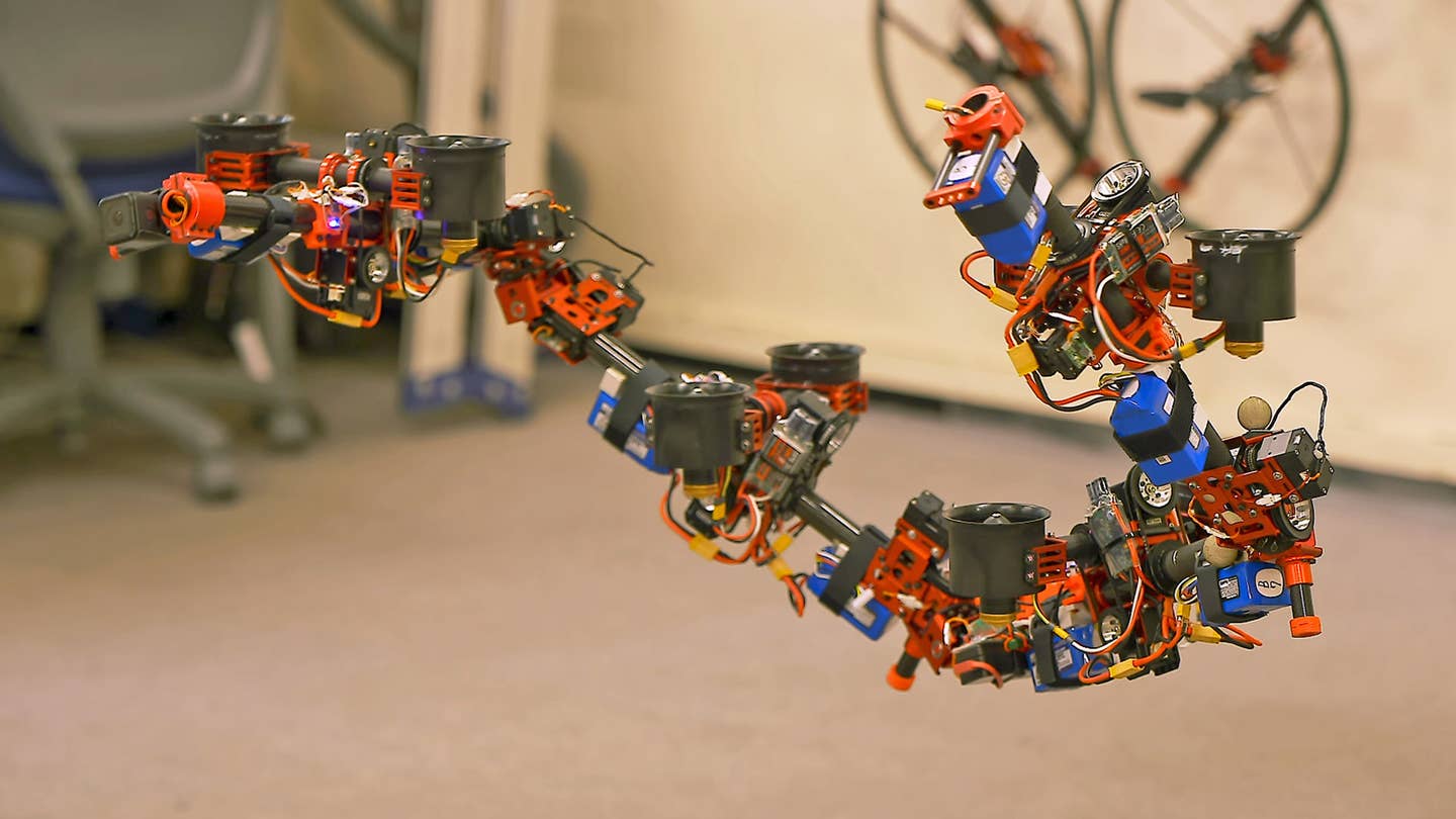 Watch This Wild-Looking ‘Dragon’ Drone Articulate Itself Mid-Air With Perfect Stability