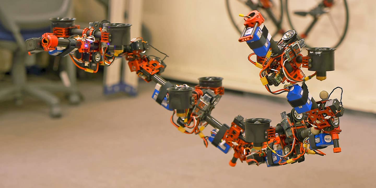 Watch This Wild-Looking ‘Dragon’ Drone Articulate Itself Mid-Air With Perfect Stability