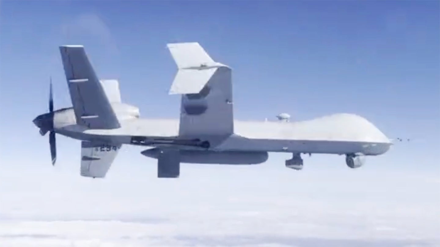 A day after a collision between a U.S. MQ-9 and a Russian Su-27, new footage appears to show a close-in pass between the two types.  A video has surfa
