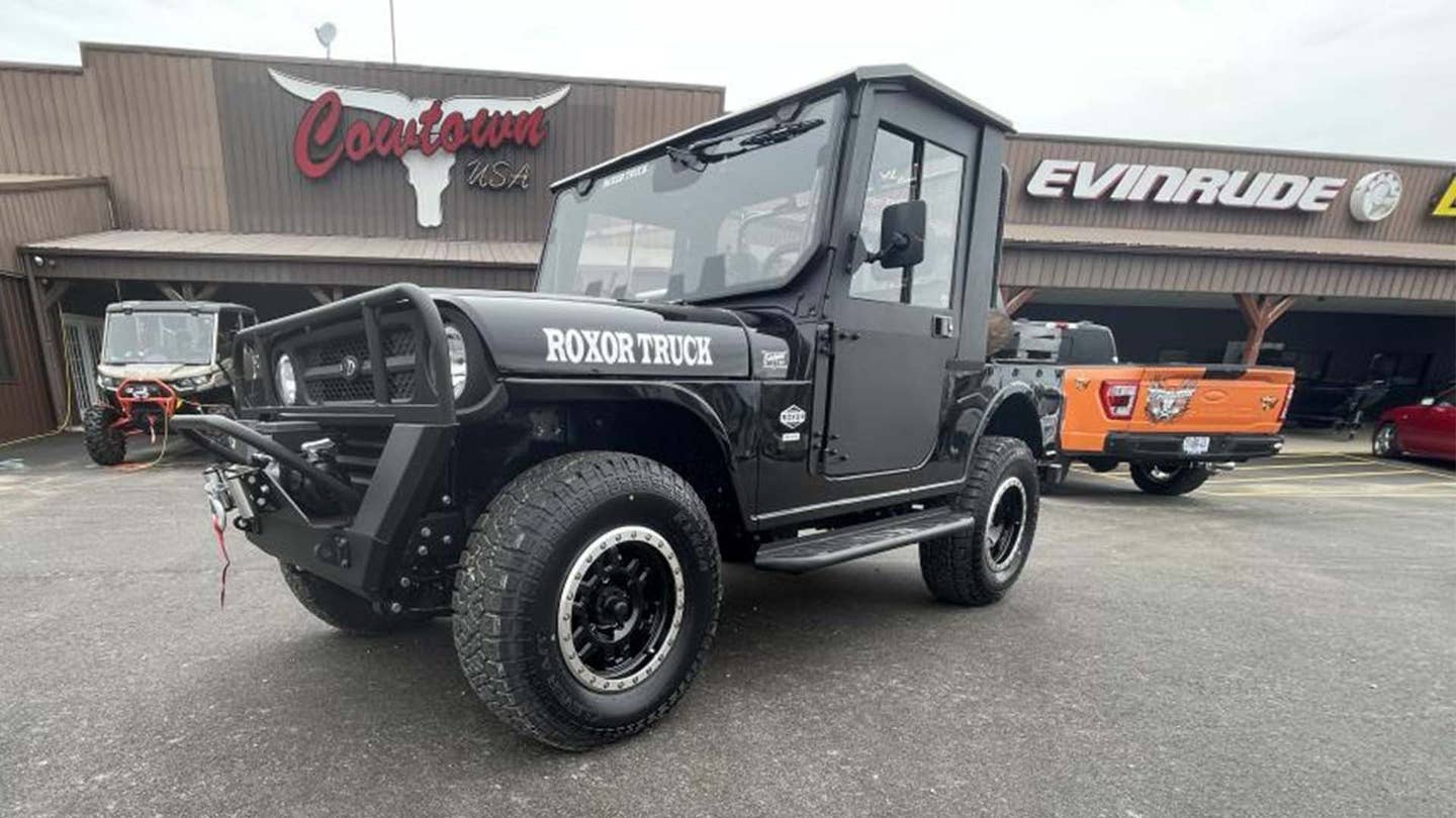 Mahindra Roxor Work Truck With a Dump Bed Costs Full-Size Pickup Money