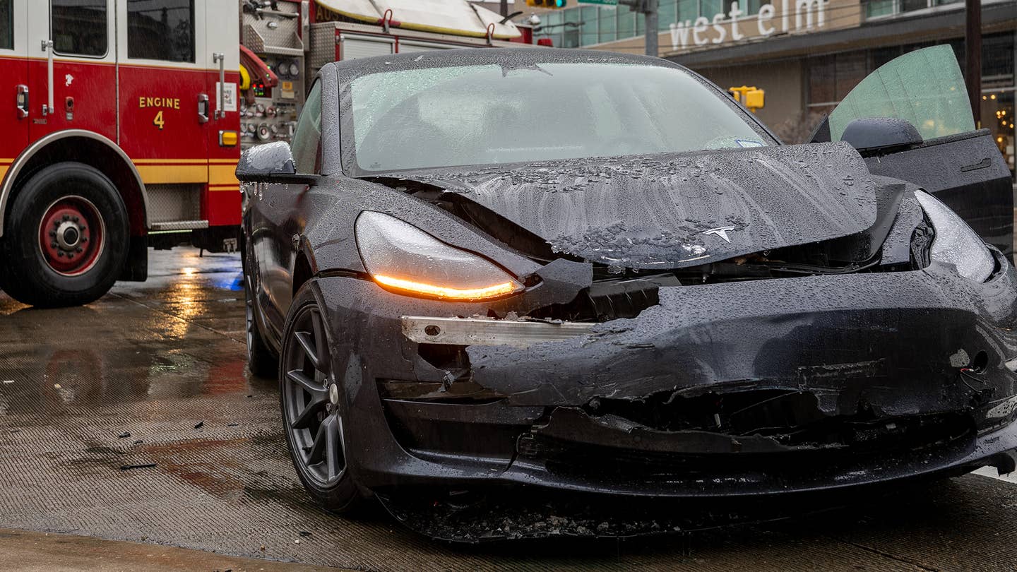 Tesla Model 3 Crash