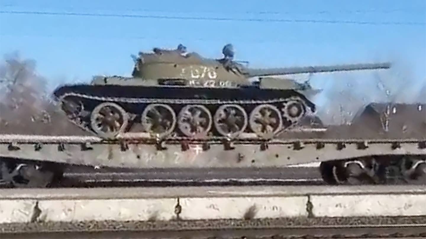 Signs Point To Russia Sending Ancient T-54 Series Of Tanks To Ukraine