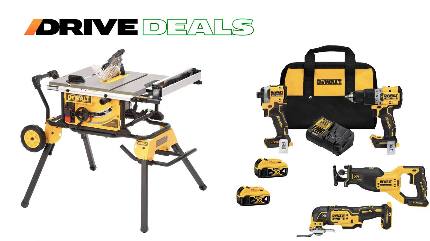 Make Today New Tool Day With These DeWalt Deals