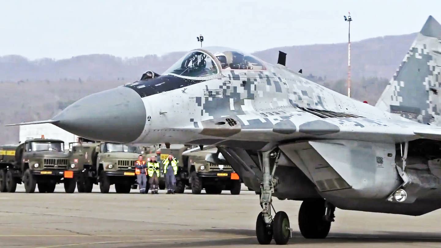 Four Slovakian MiG-29s Flown Directly To Ukraine To Join Its Air Force