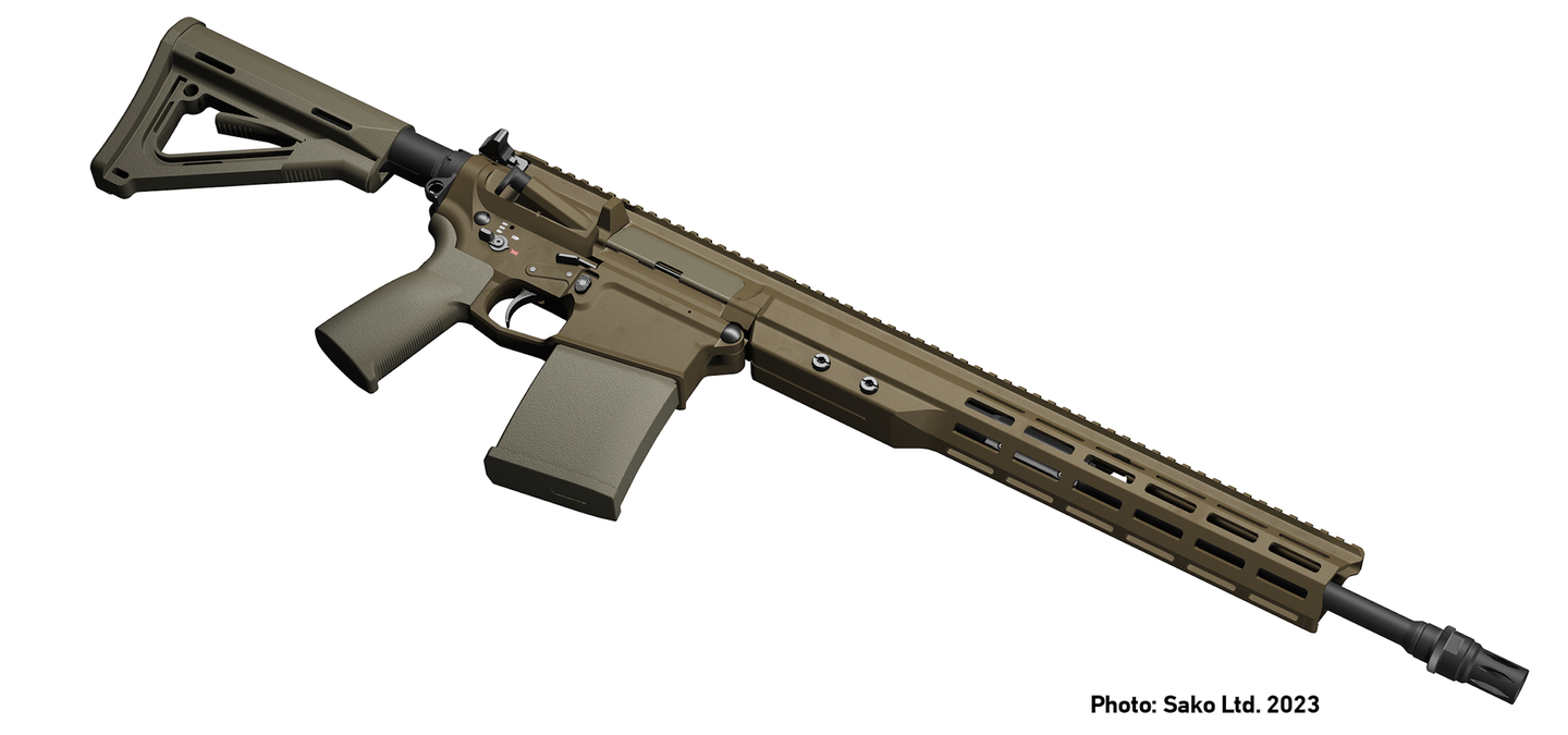 A SAKO AR-style assault rifle in 7.62mm caliber. <em>SAKO</em>