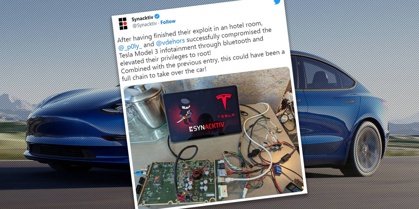 Tesla Model 3 Synacktiv Hack