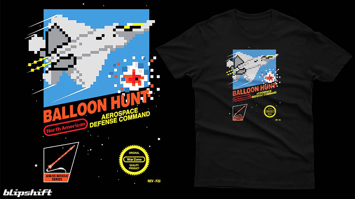 Commemorate NORAD&#8217;s Great Balloon Hunt With This Duck Hunt Inspired T-Shirt