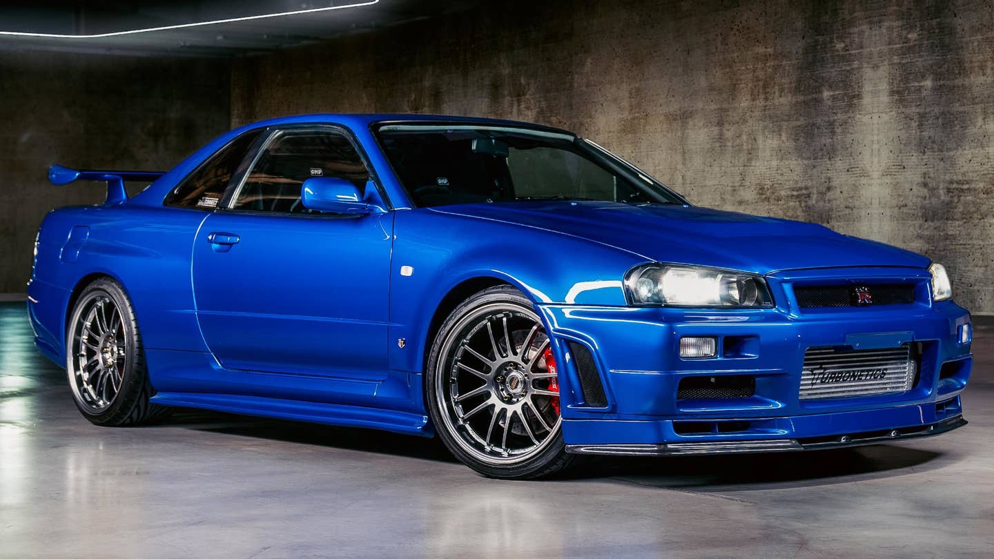 Buy This Nissan Skyline R34 Driven by Paul Walker in ‘Fast and Furious 4’