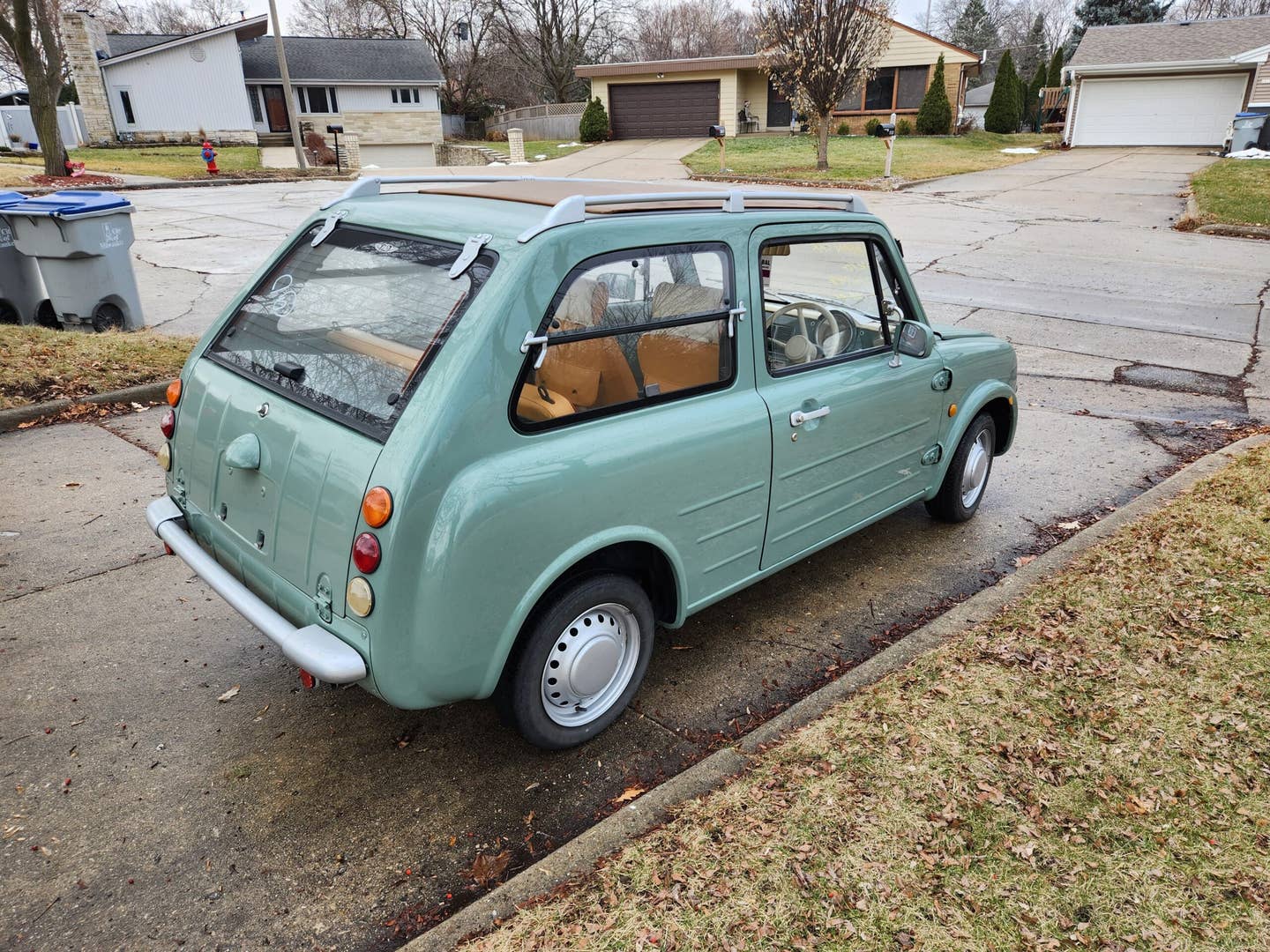 The replacement Nissan Pao, which arrived without a hitch.