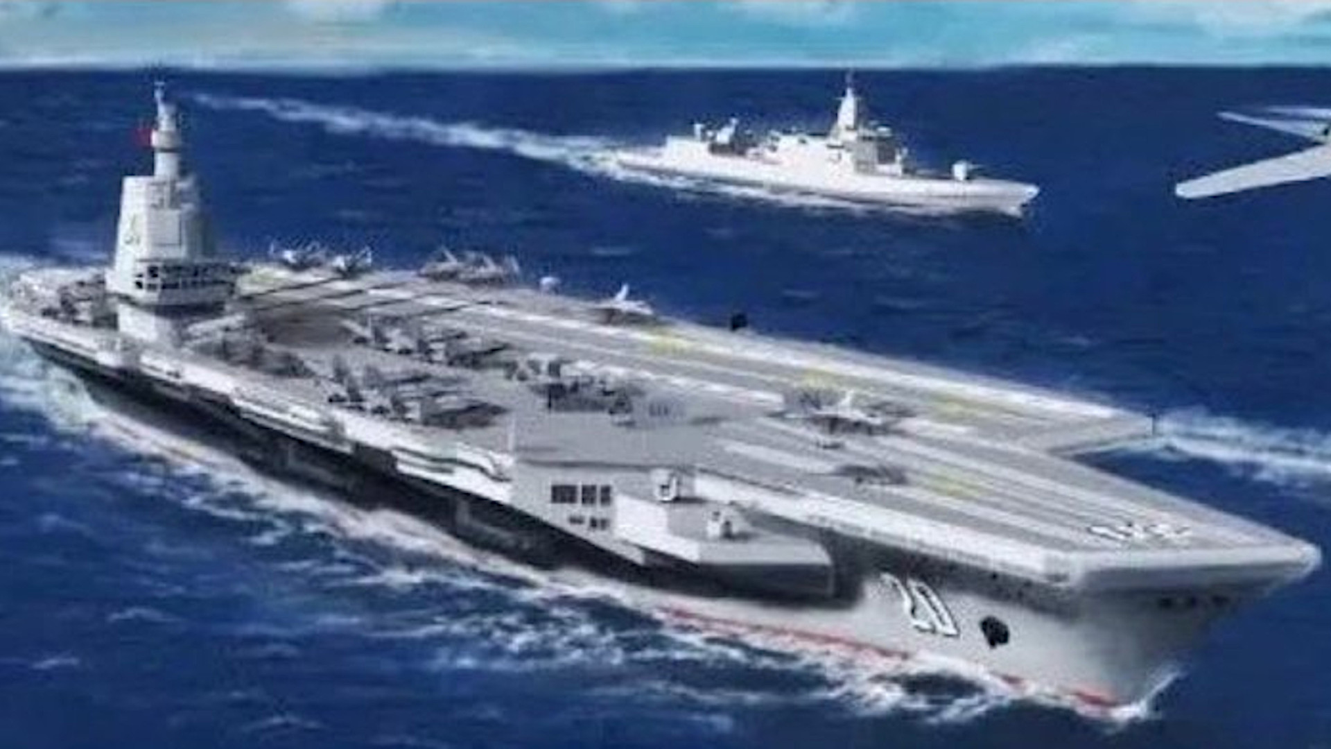 New Chinese Carrier Concept Looks A Lot Like U.S. Navy’s Ford Class