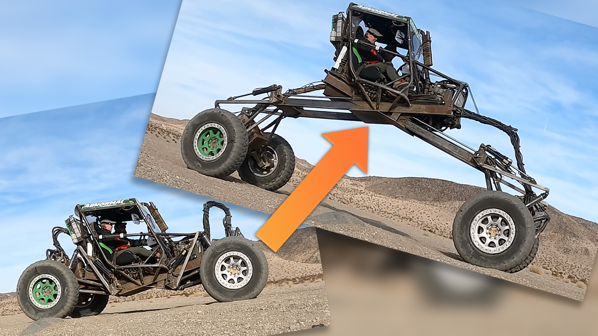 This Off-Road Buggy's Hydraulically Extending Frame Will Twist Your Brain