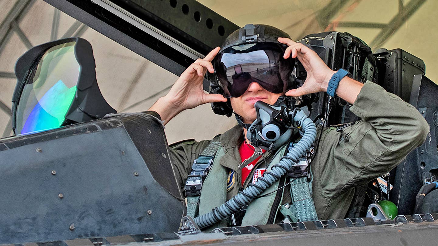 F-22 Raptor pilots are testing the new Next-Generation Fixed Wing Helmet