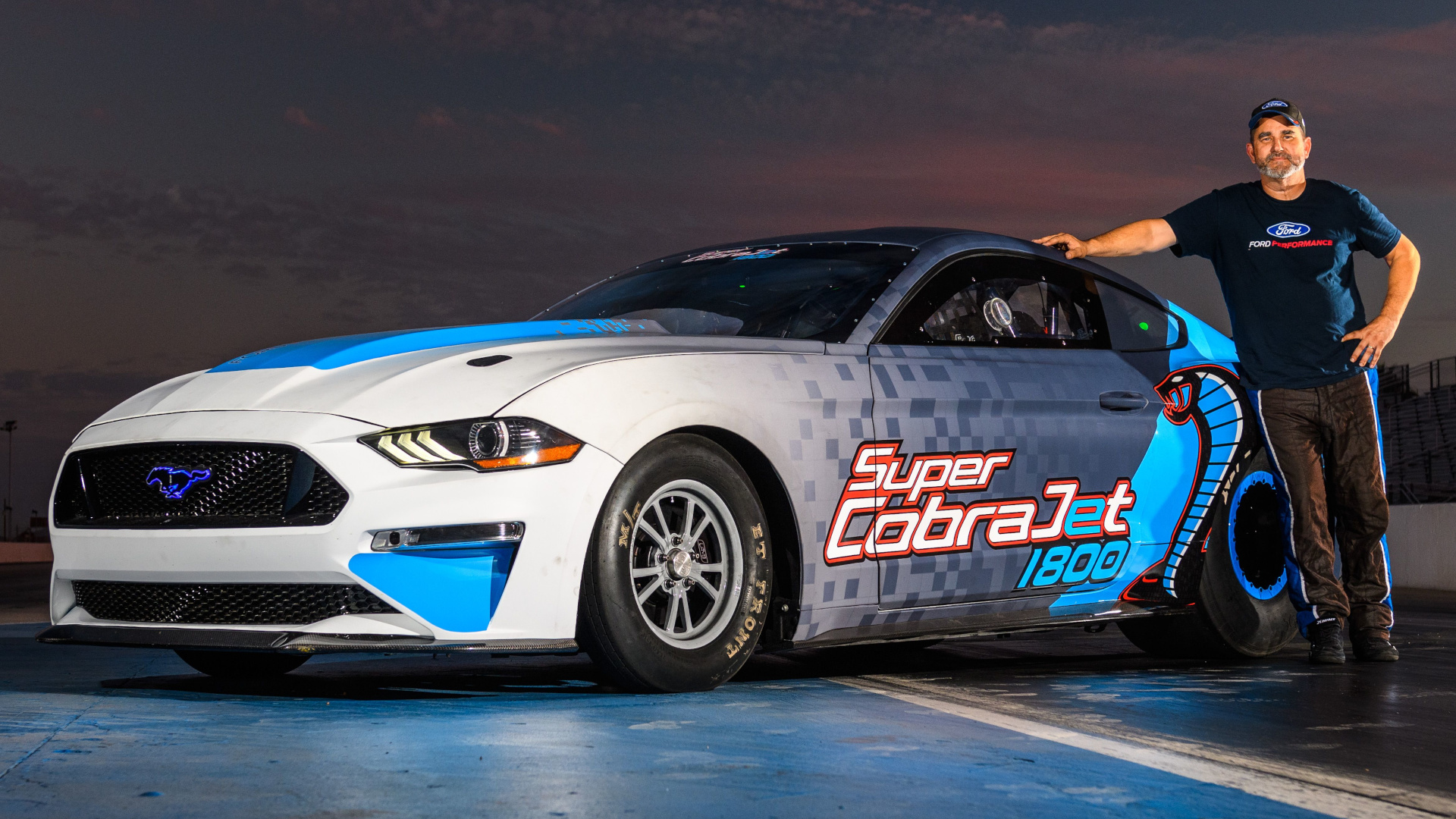 Ford Aims To Break NHRA EV World Record With 1,800-HP Mustang Super Cobra Jet