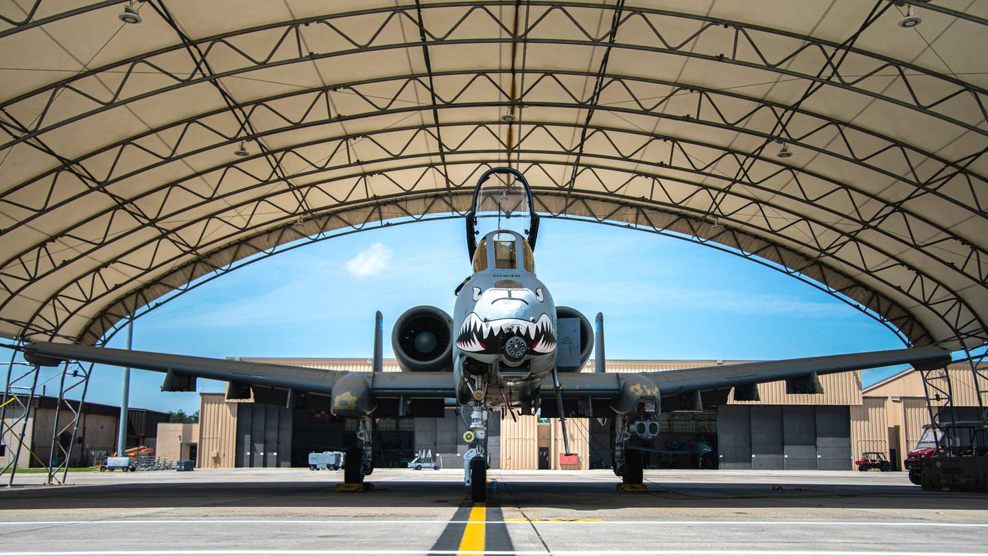 An A-10 Warthog at Moody Air Force Base in Georgia. <em>USAF</em>