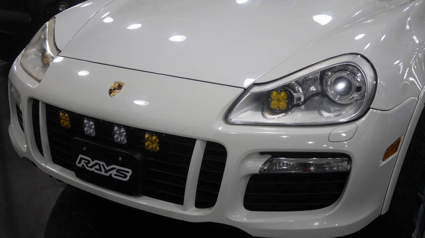 Check out the custom lighting treatment on this Cayenne.
