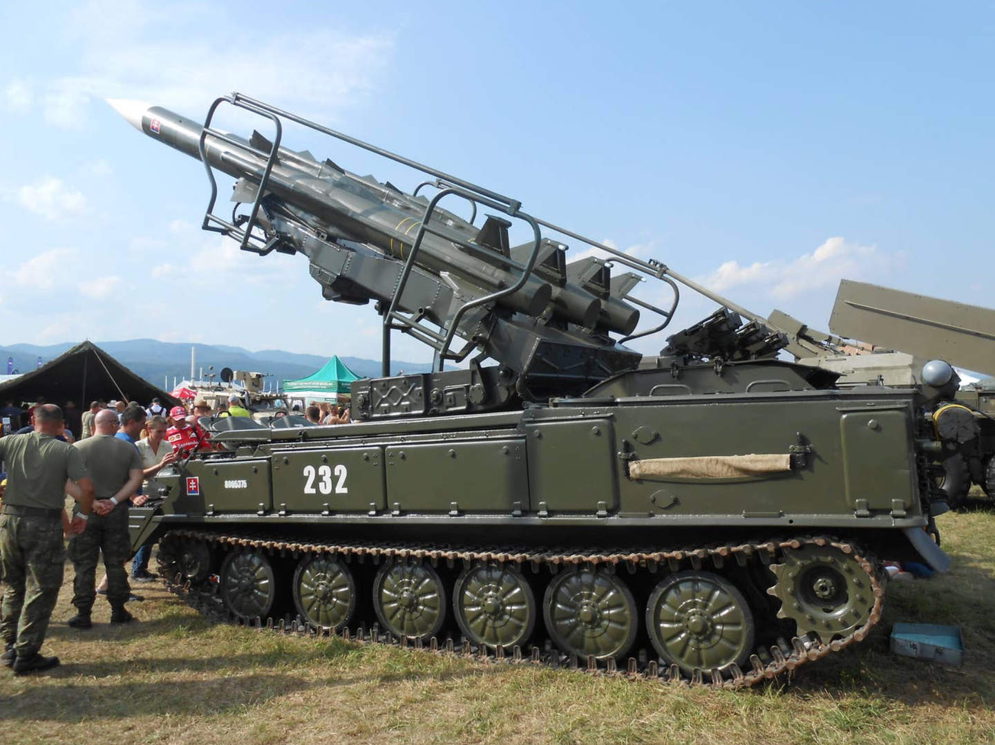 A Slovakian 2K12M2 Kub-M2 surface-to-air missile system.&nbsp;<em>Andrej-airliner/Wikimedia Commons</em>