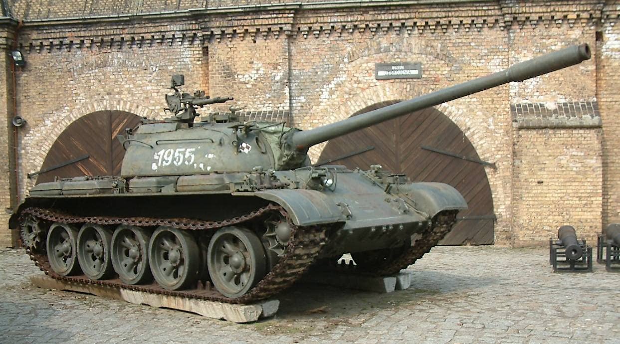 An early T-55 variant now in a museum in Poland. <em>Radomil via Wikimedia</em>