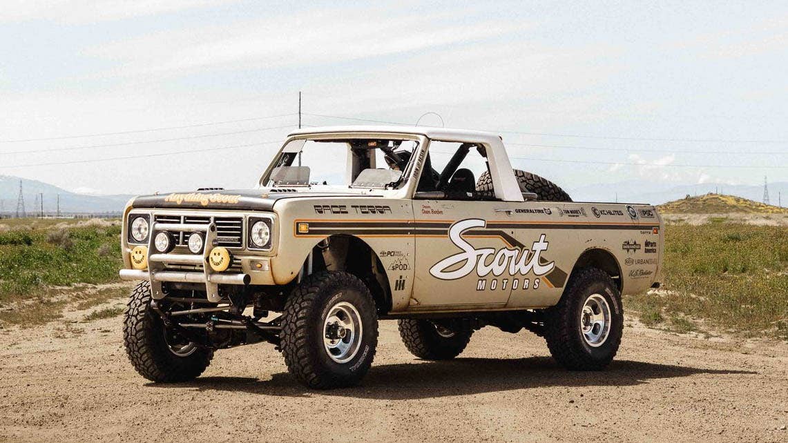 Reborn Scout Motors EV Brand Is Taking a 1976 International Harvester Desert Racing
