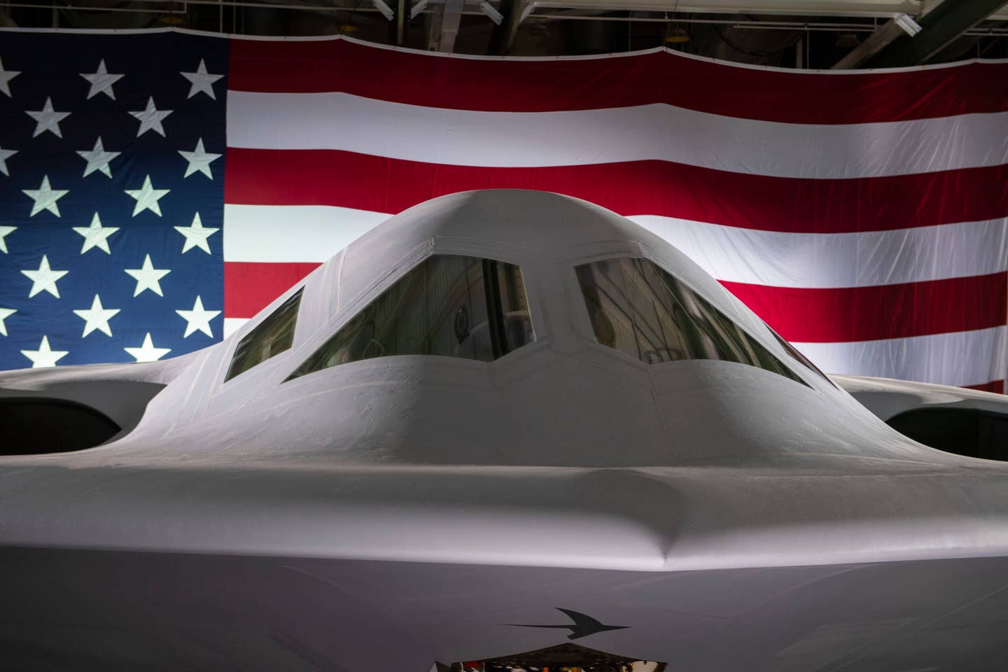 The B-21 Raider was unveiled to the public at a ceremony Dec. 2, 2022 in Palmdale, California. (U.S. Air Force photo)