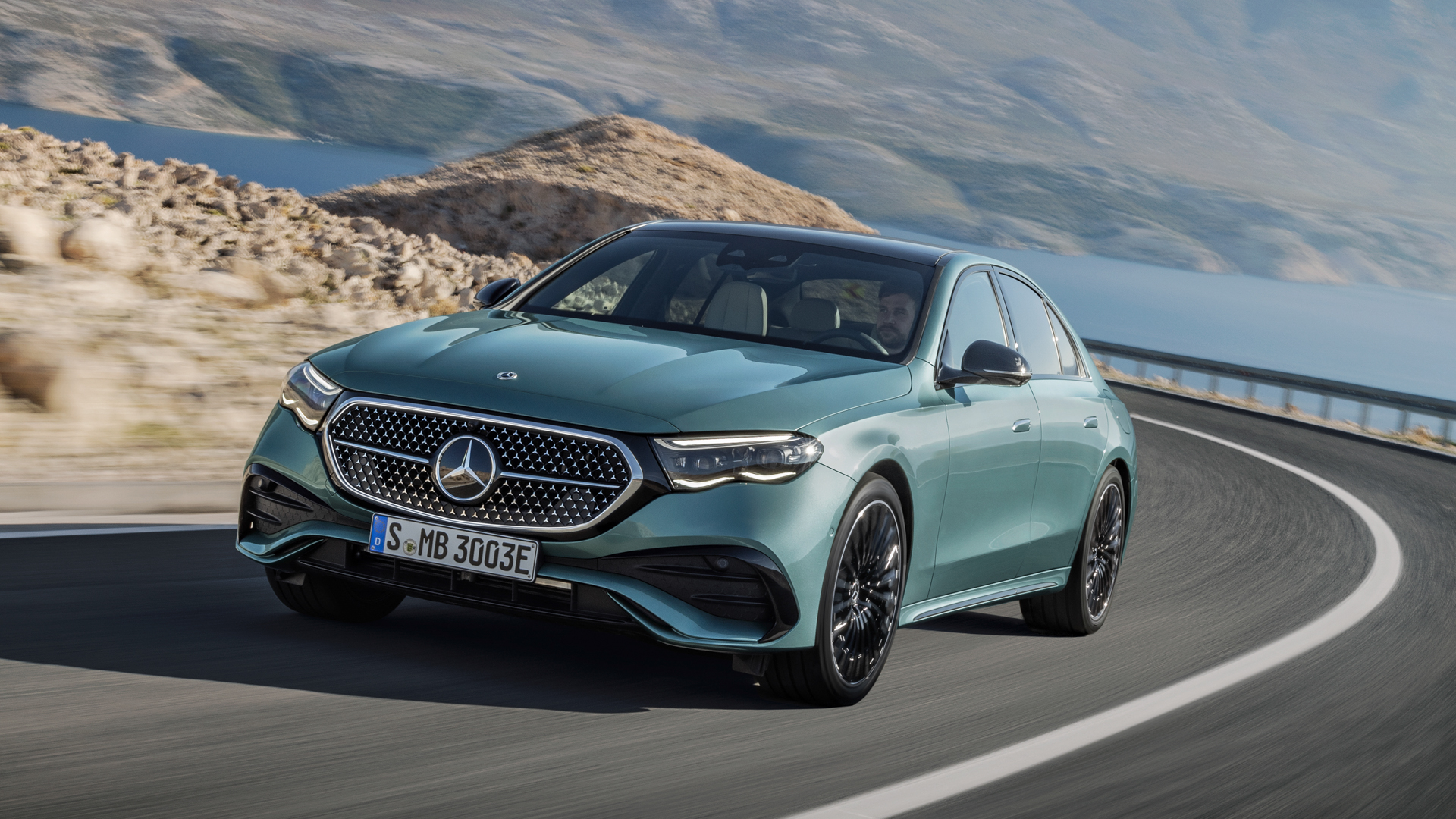 2025 Mercedes EClass Launches With Passenger Side Screen for TikTok