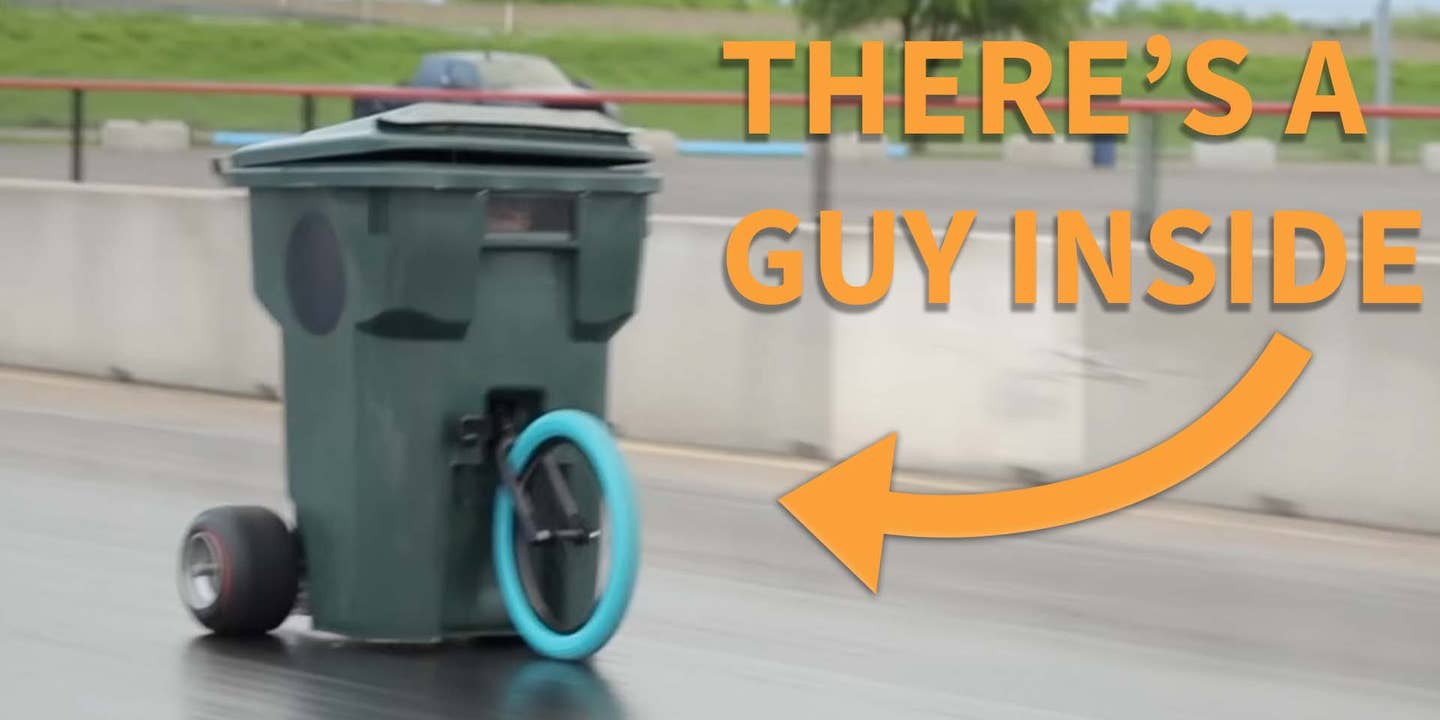 The World’s Fastest Trash Can Goes 63 MPH, Which Is Plenty Fast