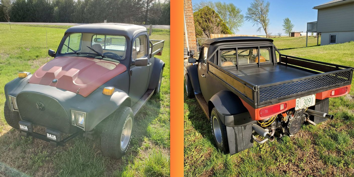 Squash or Save: This Odd-Looking VW Beetle Pickup for Sale Is Something Else