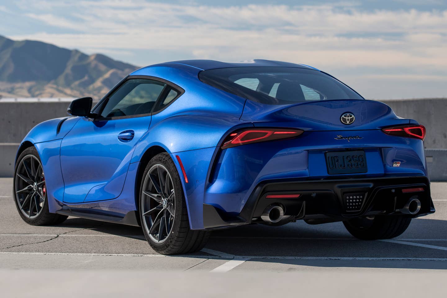 2023 Toyota GR Supra with a manual transmission