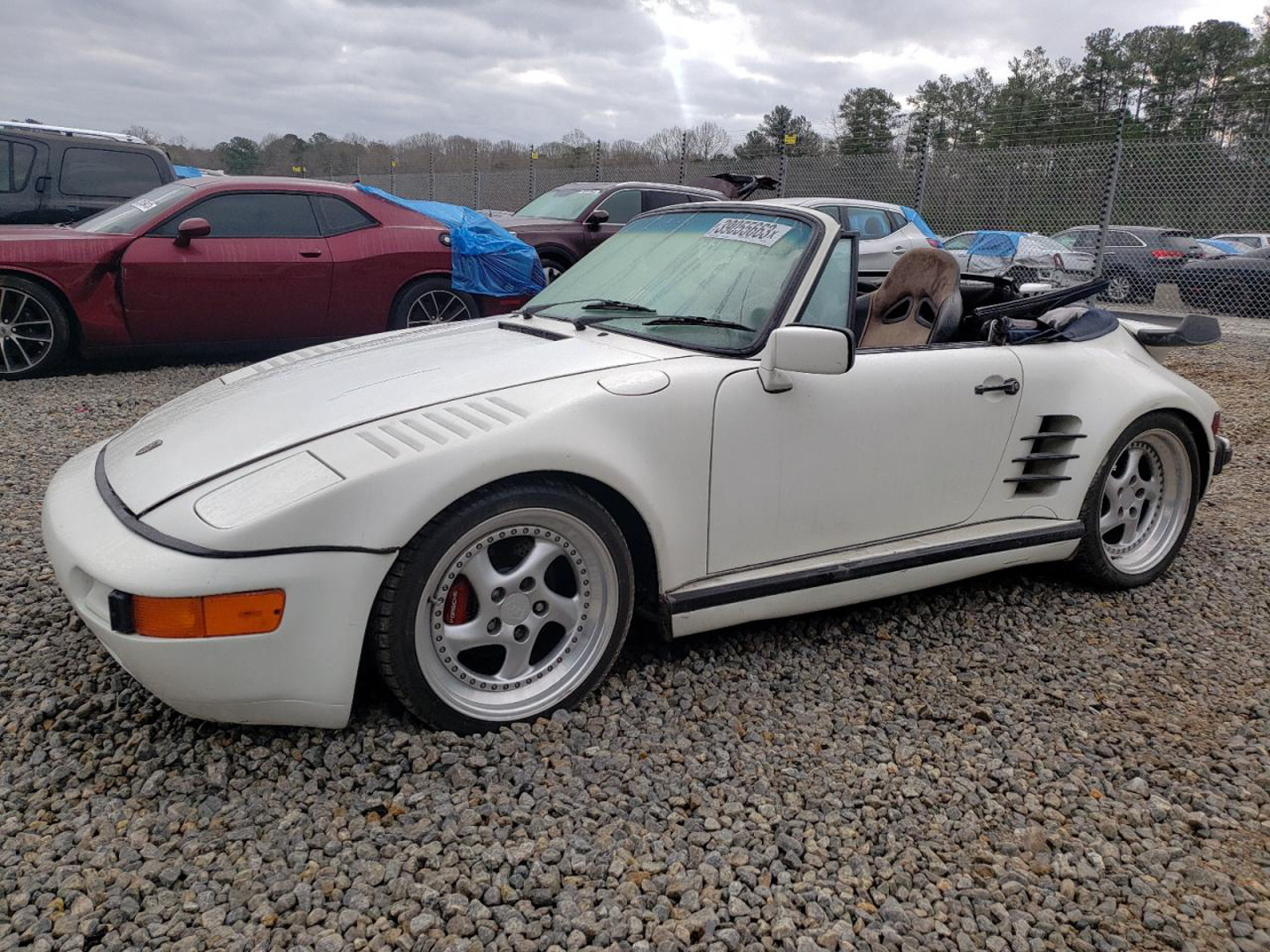 Will You Take a Chance on This Mysterious 1988 Porsche 911 Turbo Slant Nose on Copart?