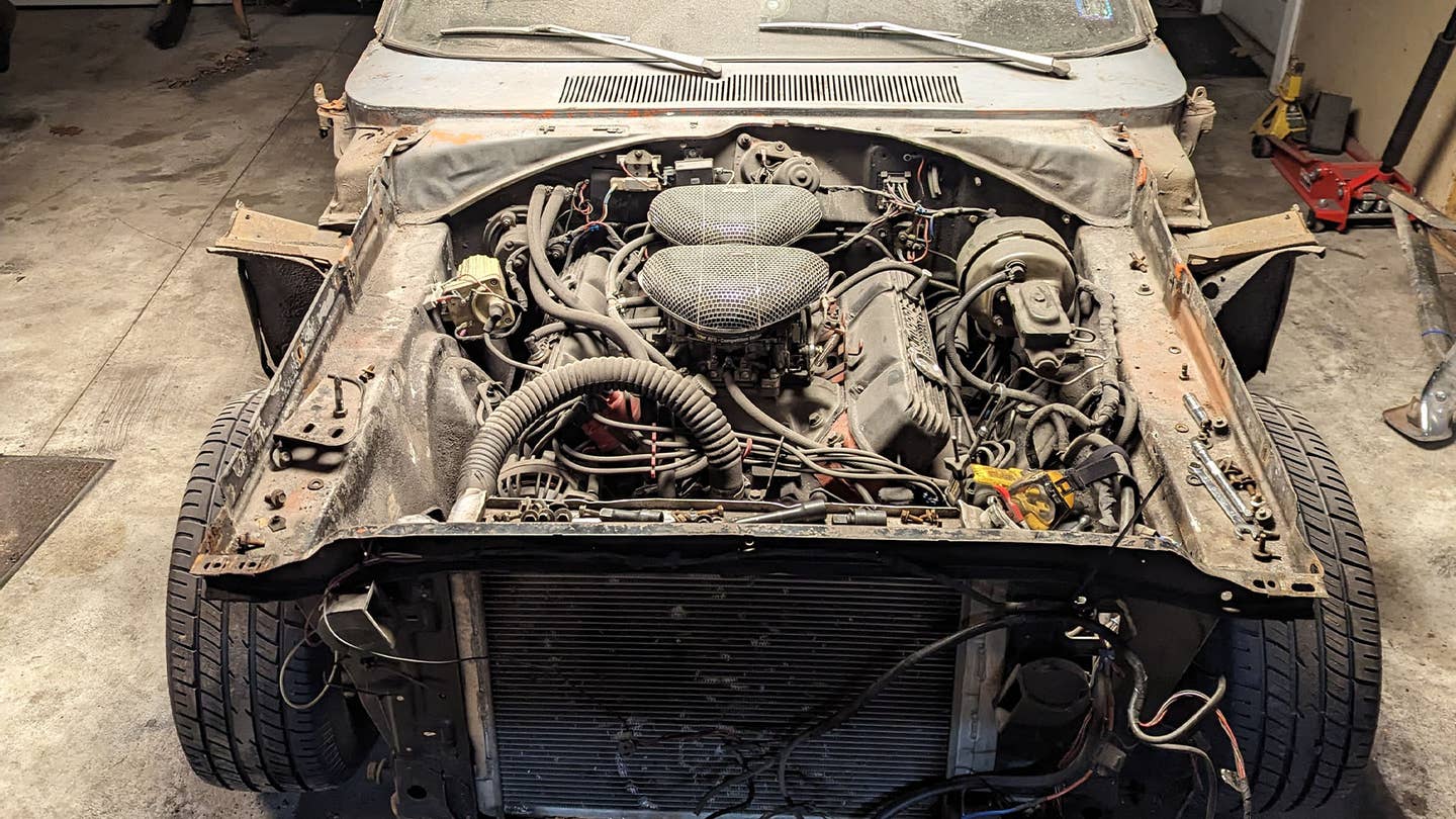 1969 Dodge Charger Project Car Restoration Engine Removal