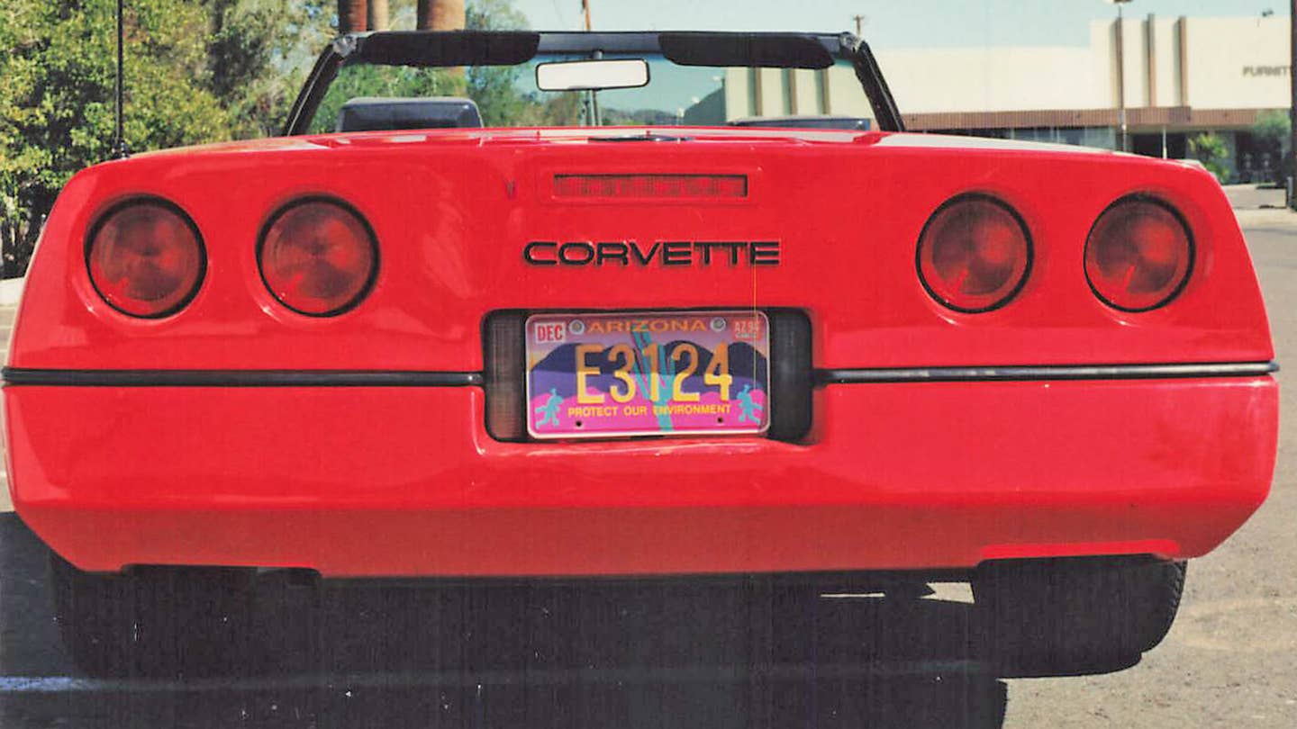 The finished Corvette in 1993.