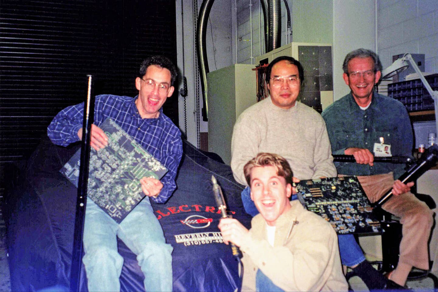 Bob Gerbetz, Chris Pratt, Ed Li, and Fred Ostrem