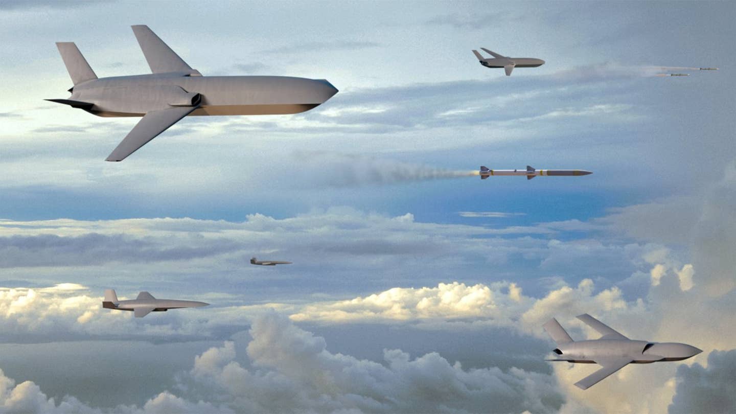 Classified AIM-260 Air-To-Air Missiles To Arm Future Air Force Drones