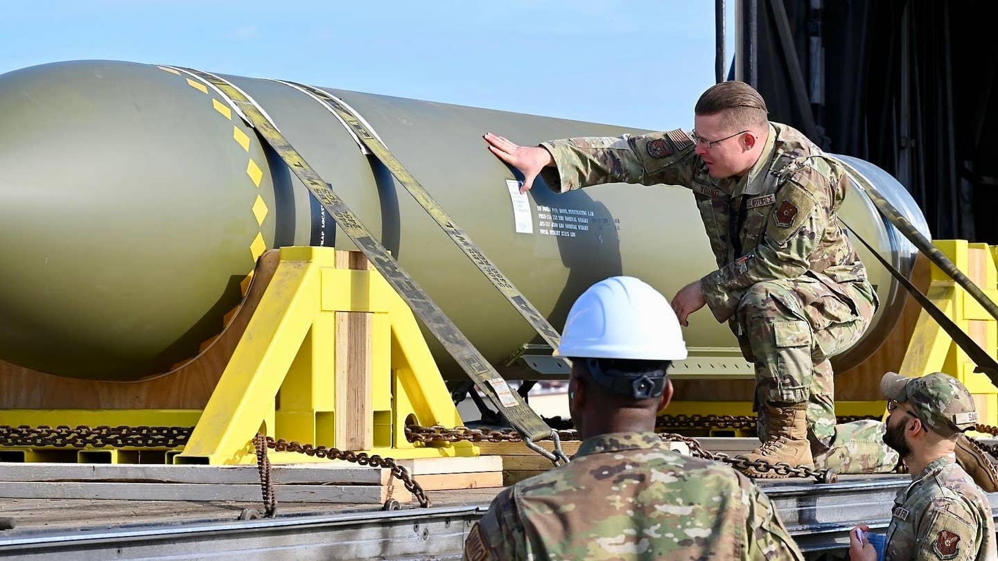 Whiteman Air Force Base receives a GBU-57/B Massive Ordnance Penetrator