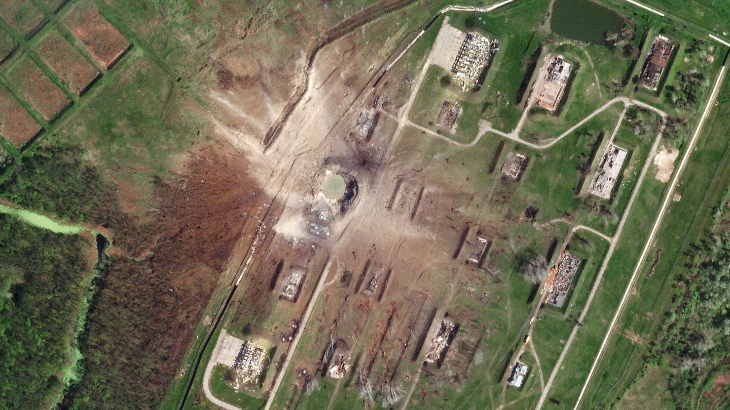 Ukraine rocket storage site destroyed