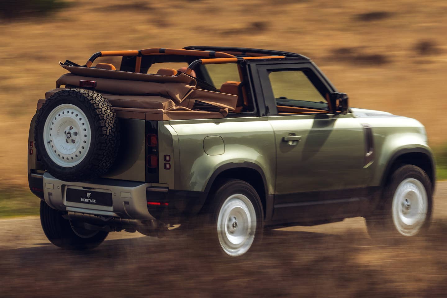 Heritage Customs Valiance Convertible, based on Land Rover Defender 90