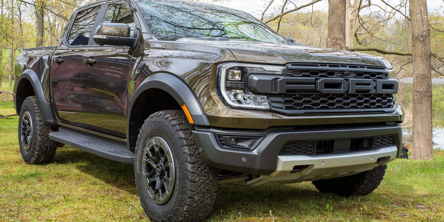 2024 Ford Ranger Raptor Off-Road Pickup Debuts With 405 HP, 33s, and Fox Live Valve Shocks