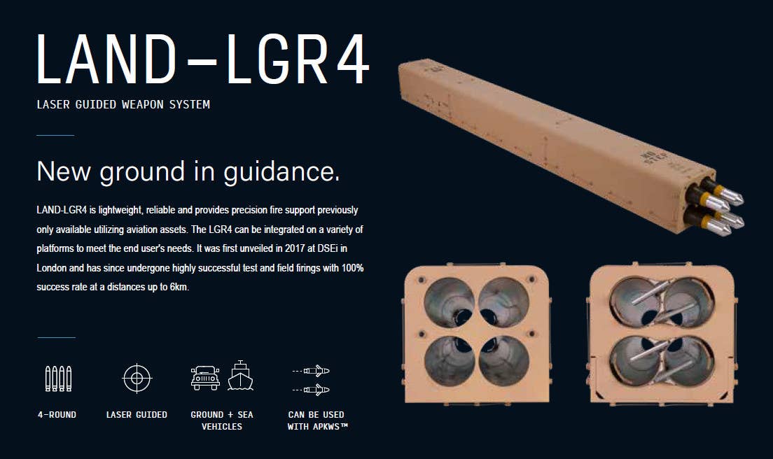 Details about the LAND-LGR4 from the manufacturer, Arnold Defense. <em>Arnold Defense</em>