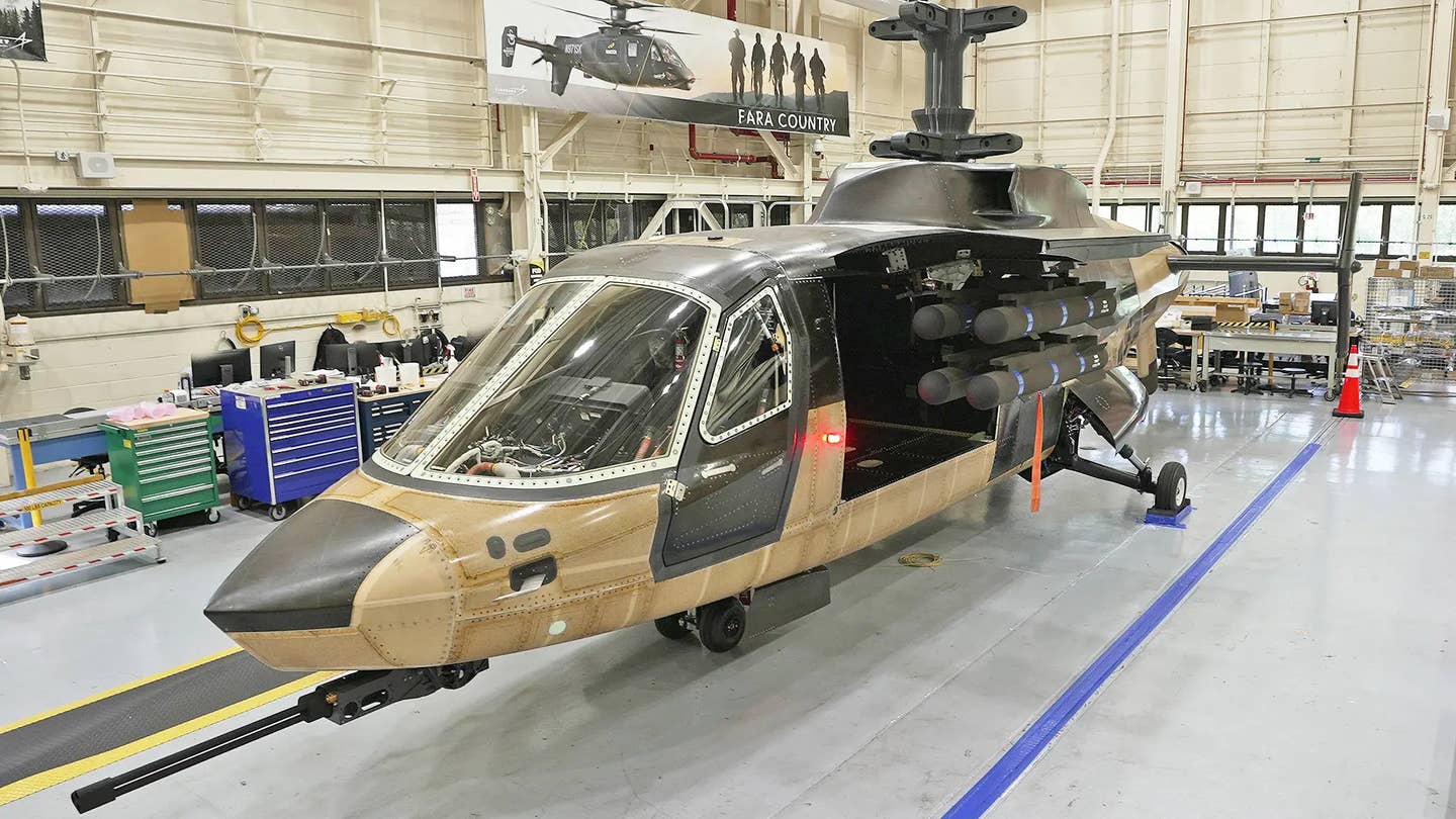 The initial Sikorsky Raider X under construction. <em>Sikorsky</em>