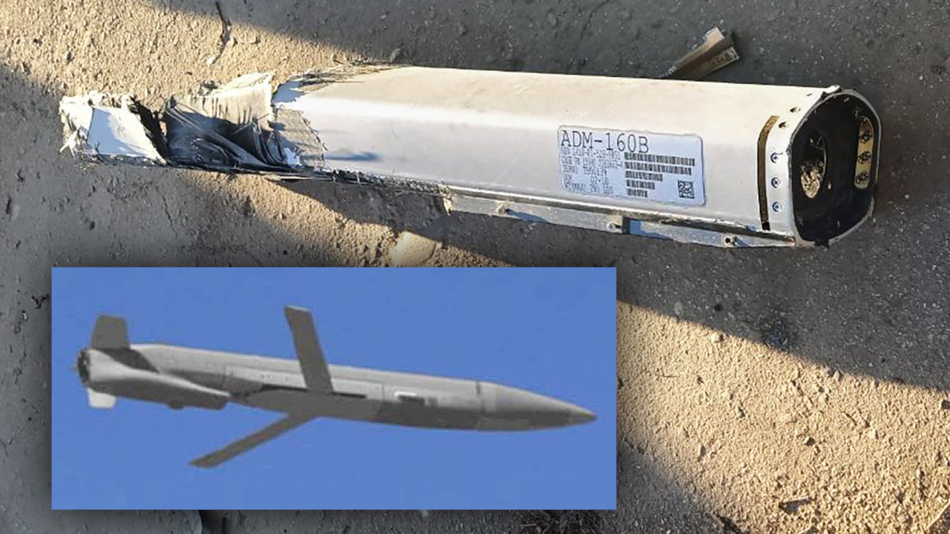 Bukti penggunaan umpan miniatur ADM-160 yang diluncurkan dari udara oleh Ukraina