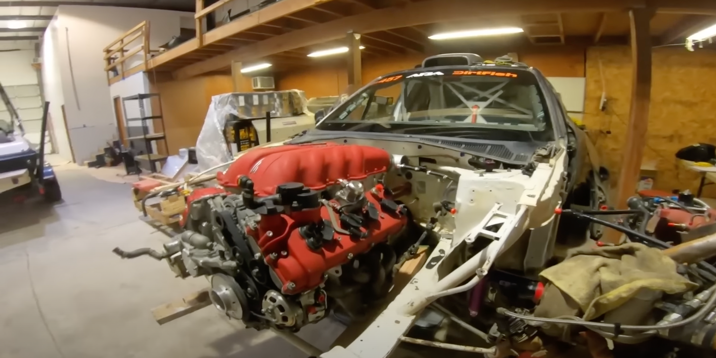 Swapping a Ferrari V8 Into Your Subaru Rally Car Is One Way to Fix Head Gaskets