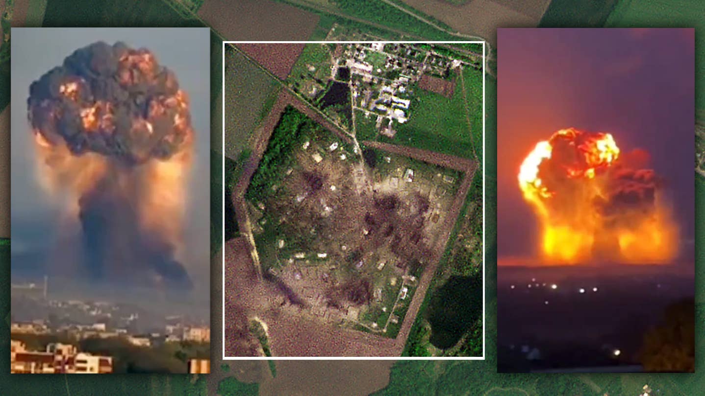 Ukraine Khmelnitsky explosion