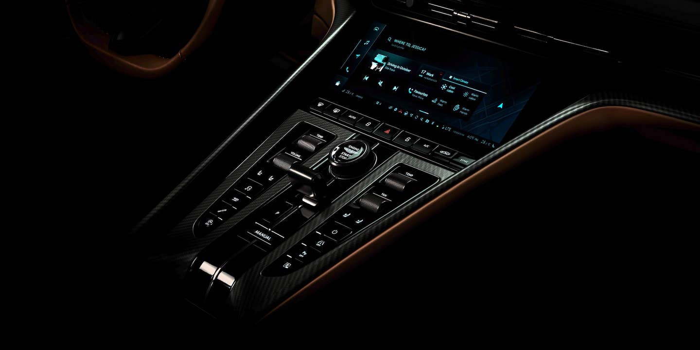 Next-Gen Aston Martin DB Interior Teaser Shows Real Buttons Will Stick Around
