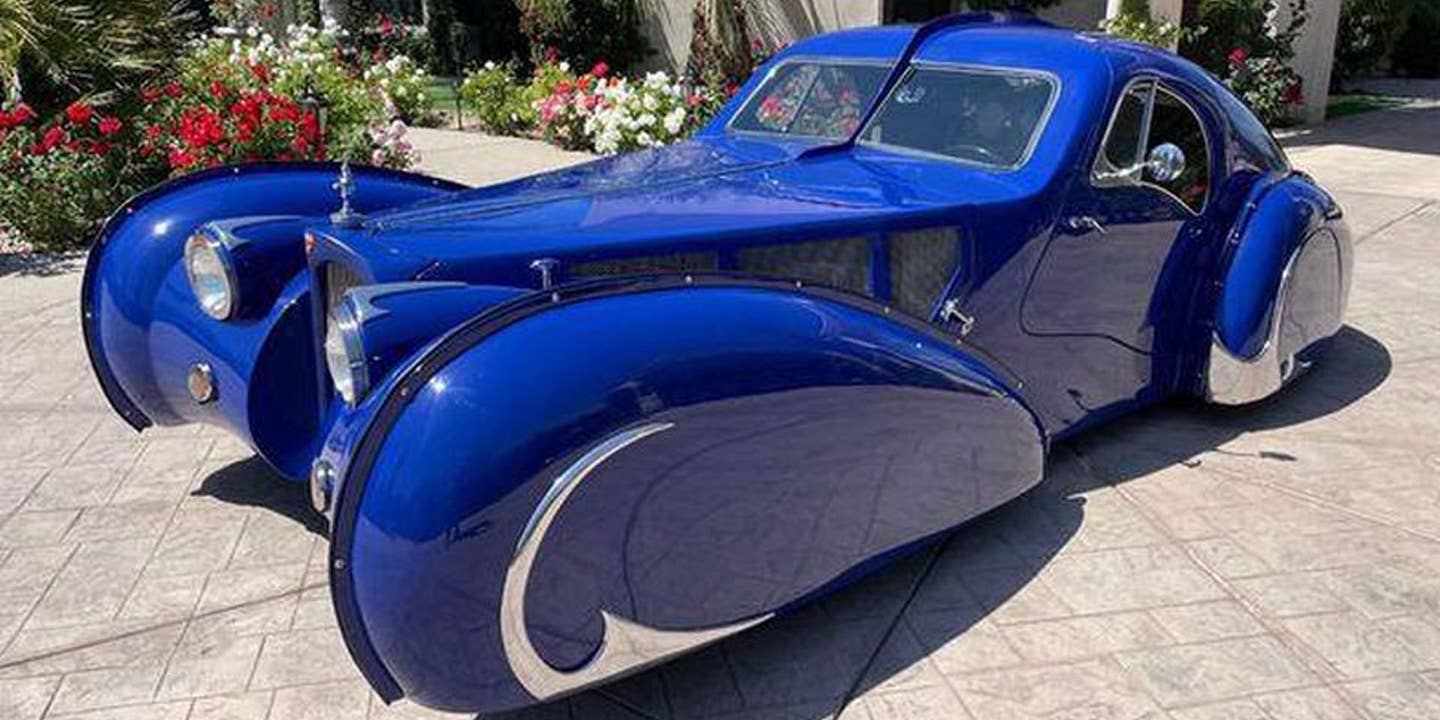 This $125K Bugatti Type 57SC Replica Is Really C4 Corvette Underneath