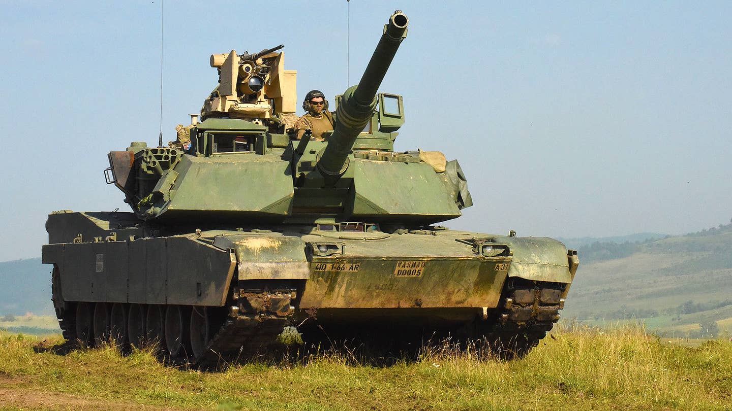 U.S. Abrams training tanks are now in Germany to train Ukrainian troops.
