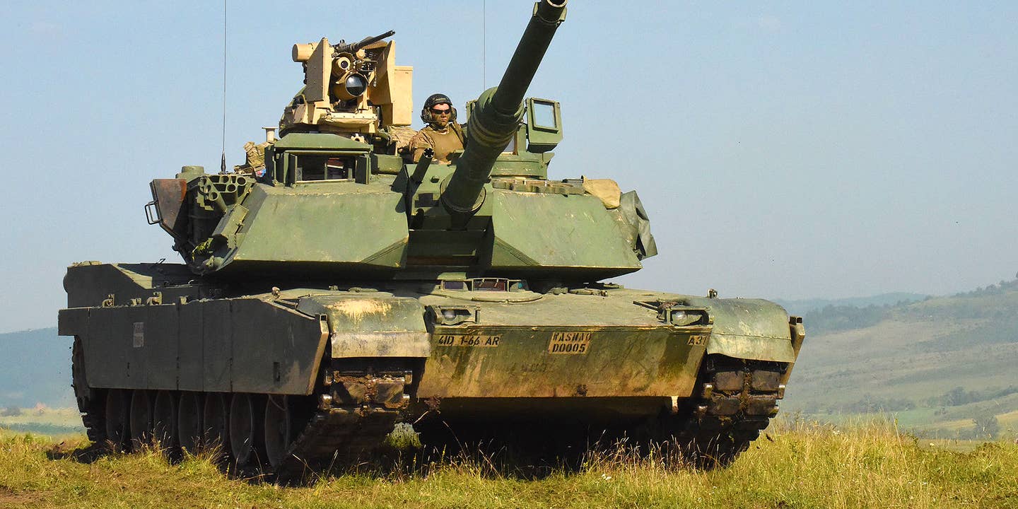 U.S. Abrams training tanks are now in Germany to train Ukrainian troops.