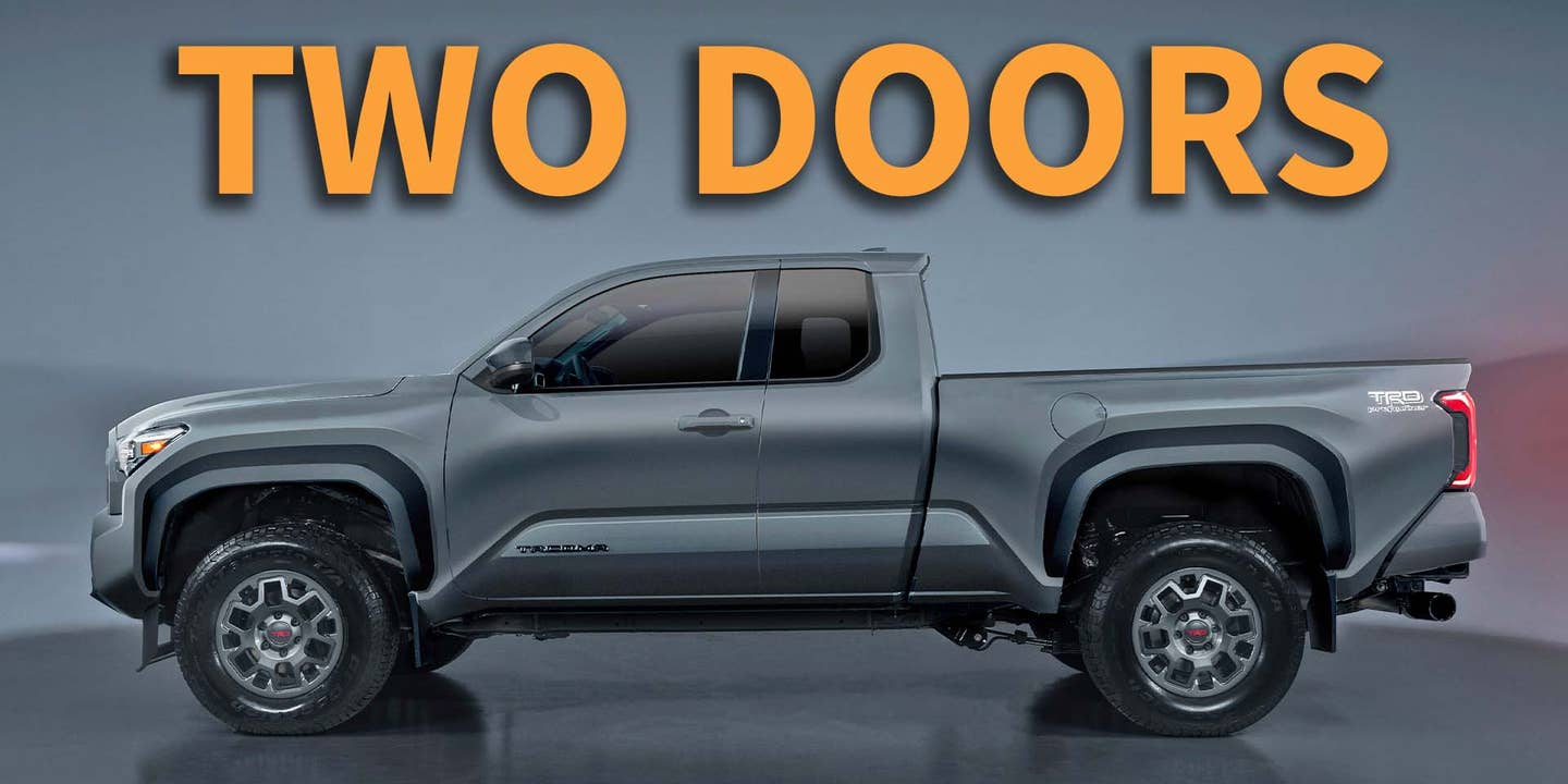 2024 Toyota Tacoma Two-Door, Two-Seat Spec Is a Throwback to Simpler Trucks