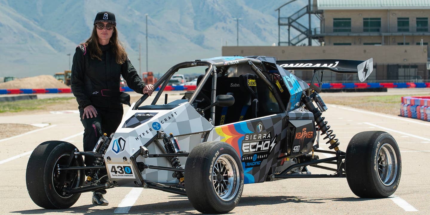 Lucy Block poses with her 2023 PPIHC car