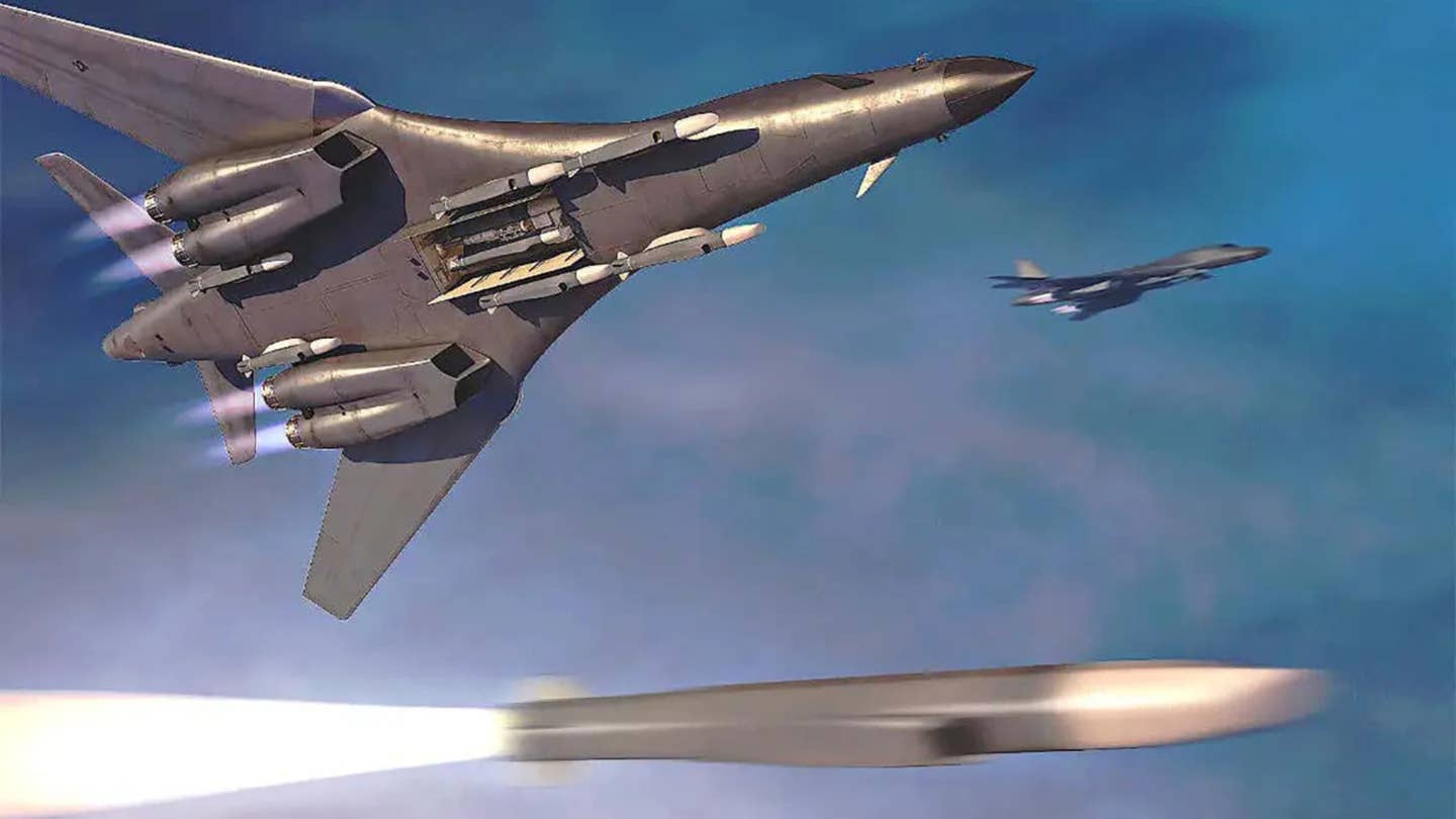 B-1 Bone Bombers Taking Over Hypersonic Testing From B-52s