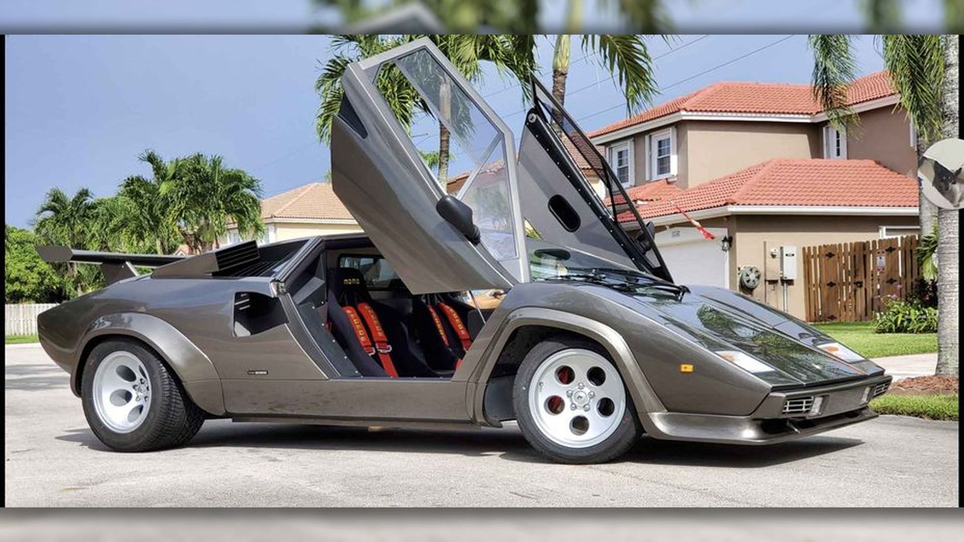 Bodrumunuzda inşa edilen muhteşem bir Lamborghini Countach kopyası 229.000$’a sizin olabilir